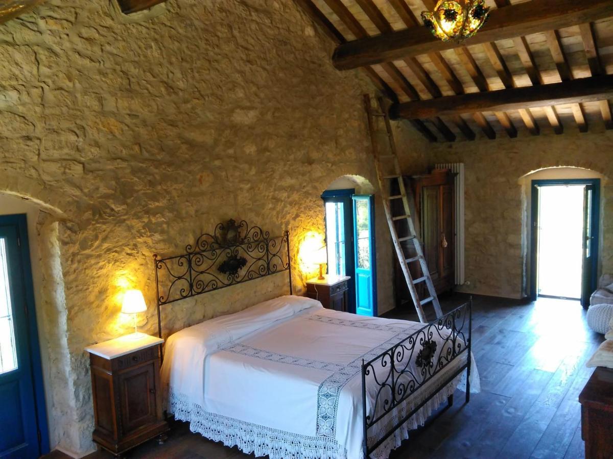 La Casa Dalle Finestre Blu Abbateggio Dış mekan fotoğraf